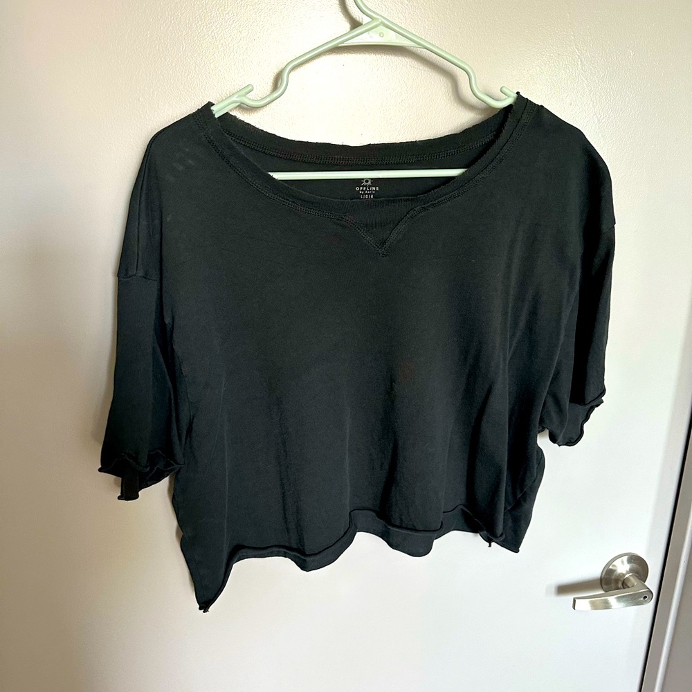 Aerie Offline Crop T Shirt